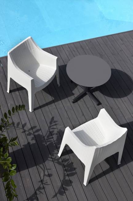 Столешница круглая Compact Laminate для подстолья Nemo, Domino, Tiffany, Cross антрацит Ø900х10 мм
