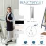 Зеркало напольное BeautyStyle 1 серый графит 130 см х 35 см
