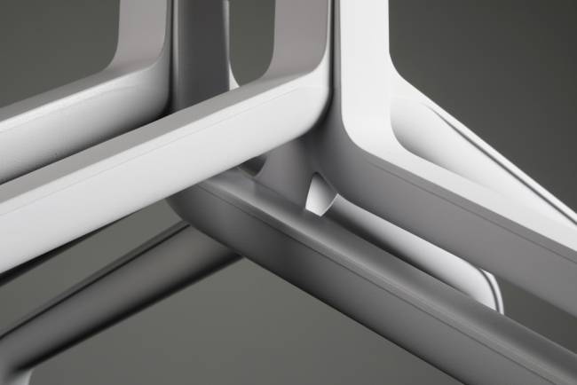 Подстолье металлическое Frasca Mini Fix белый 450х450х720 мм