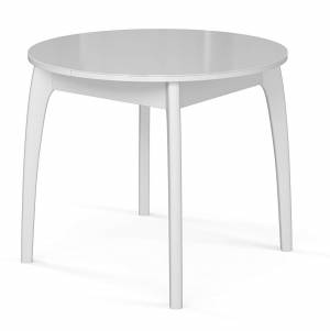 Стол DikLine M46 белый/стекло белое optiwhite