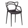 Стул Кет Чаир/Cat Chair (мод.028) пластик, 53х59х82,5см, черный  (Комплект из 2 шт.) черный пластик