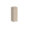 SG.804.OL.OL.R / Шкаф средний 400х400х1200, 1 дв., з.ст HDF, правый / корпус: дуб светлый; фасад: дуб светлый