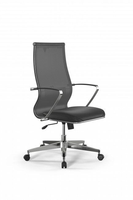 Кресло Sit 10 B2-163K - T+Extra /Km00/Wm12/K5cL(M09.B22.G18.W02), серый-черный