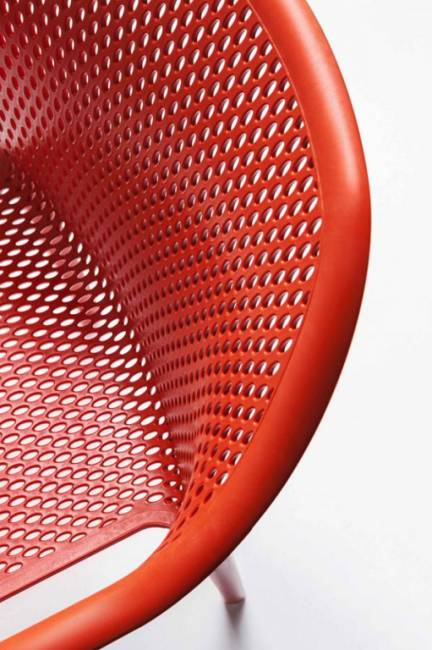 Кресло пластиковое Minush белый 590х560х815 мм