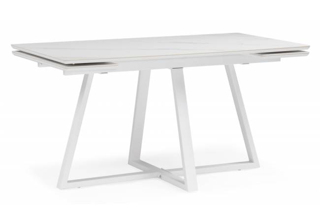 Памелла 140 (200) х 80 белый мрамор alpin white / snow white / белый