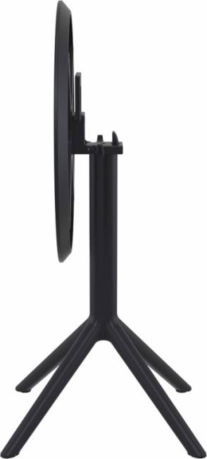 Стол пластиковый складной Sky Folding Table Ø60 черный Ø600х740 мм