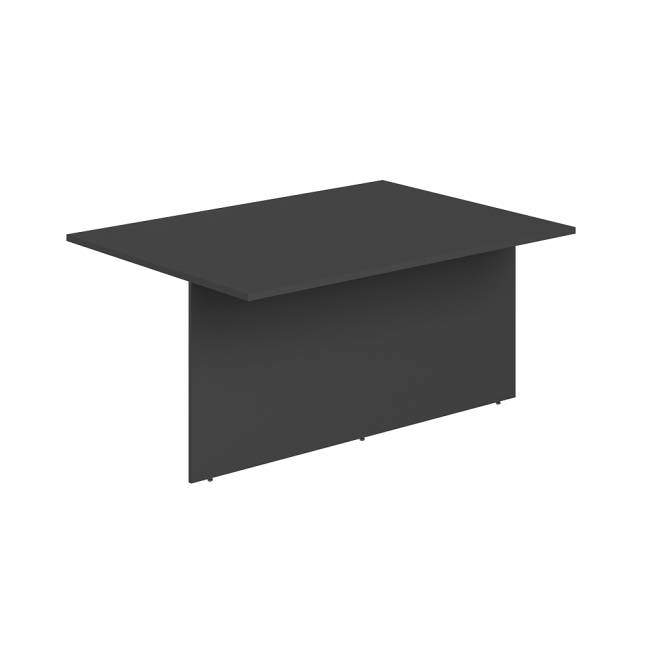 QR.107.AN.AN / Модуль переговорный 1600х1150х750 / панель передняя: антрацит, столешница: антрацит
