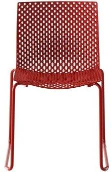 Стул пластиковый Fuller ST красный 530х550х800 мм