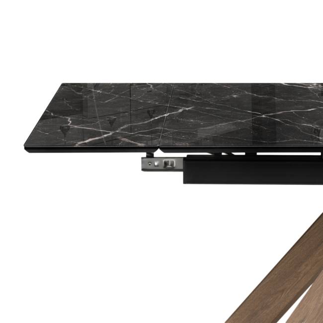 Керамический стол Маре 200(260)х100х77 neodom titanium lawa nero / черный