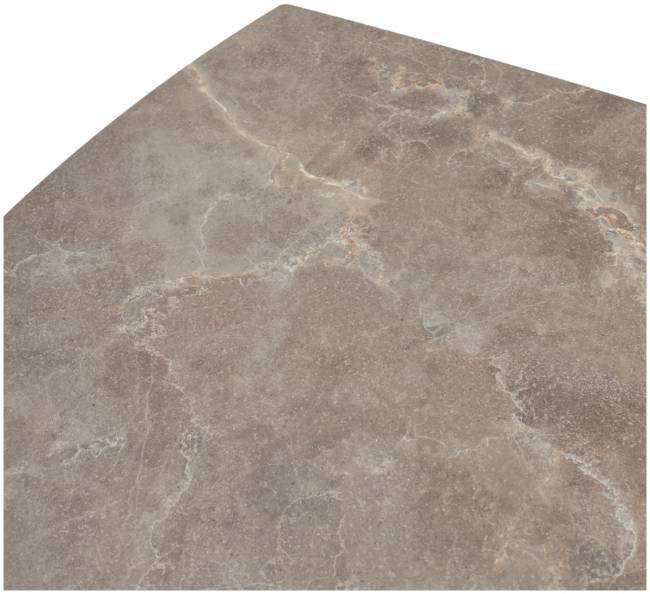 Стол БАЛД (BALDE) 120 цвет ЛАТТЕ МАТОВЫЙ (MATT LATTE STONE SOLID CERAMIC)/ ТАУПЕ (TAUPE), ®DISAUR